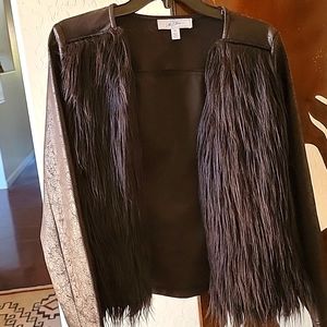 Libby Edelman Black Jacket Size M